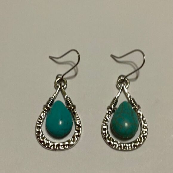Rustic Southwestern Earrings SALE - Picture 1 of 2